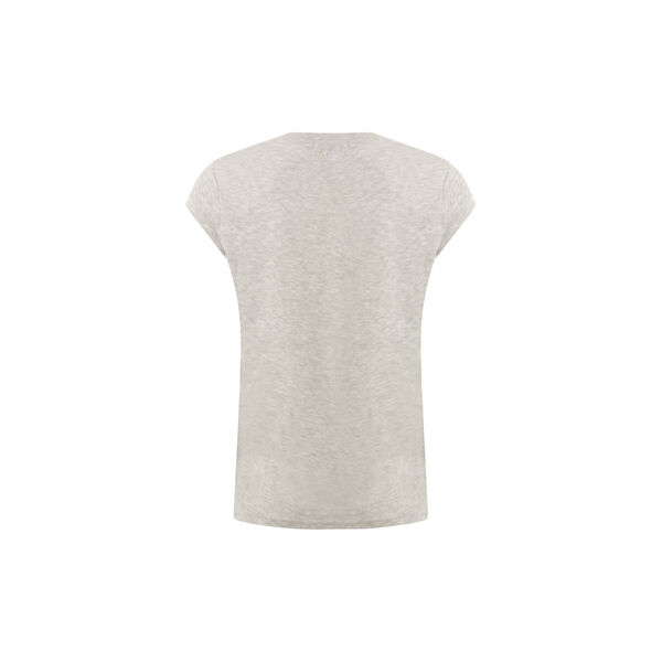 CC Heart Basic V-neck T-shirt, light grey melange, Coster Copenhagen