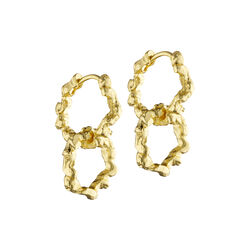 &Oslash;reringe dobbelt, guld, Pure by Nat