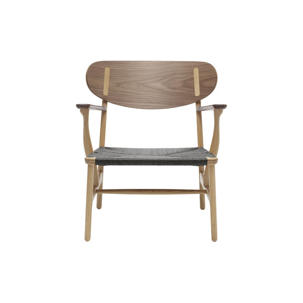 CH22 loungestol, olieret eg/olieret valn&oslash;d/sort, Carl Hansen & S&oslash;n