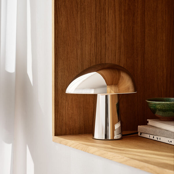 Night Owl&trade; bordlampe, polished steel, Fritz Hansen