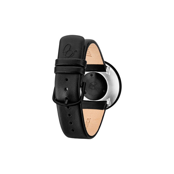 City Hall armb&aring;ndsur, black/black/black, Arne Jacobsen Watches