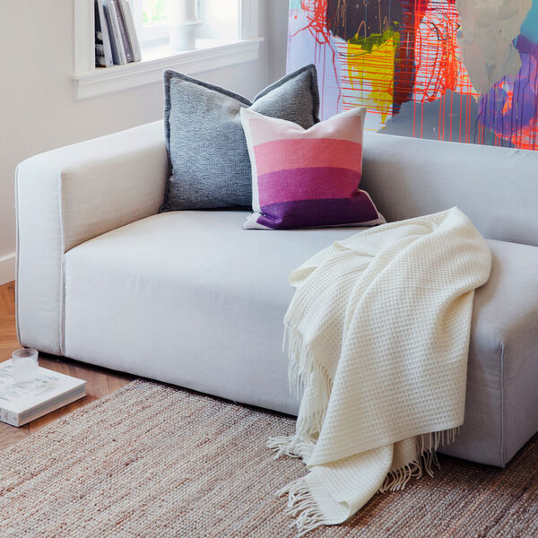 PICNIC Cushion, natural, R&oslash;ros Tweed