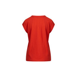 CC Heart Basic V-neck T-shirt, red lips, Coster Copenhagen