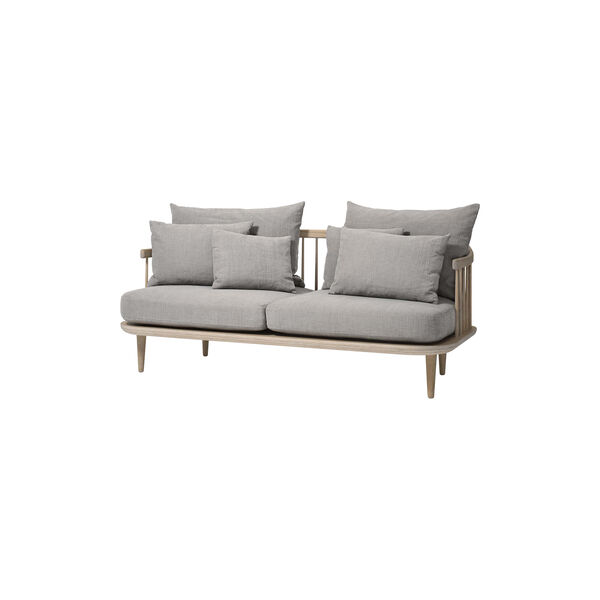 Fly SC2 2-seater Sofa, Hot Madison 094/oiled oak, &Tradition