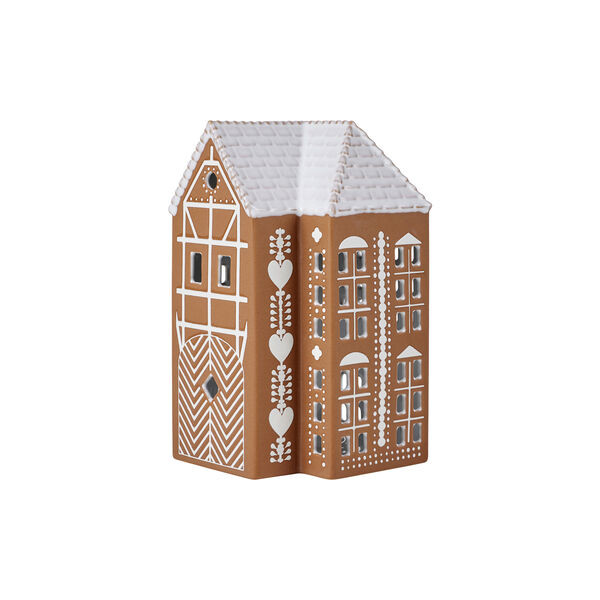 Gingerbread lyshus stor, brun, K&auml;hler
