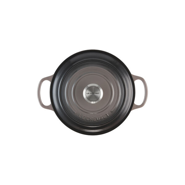 Signature rund gryde &Oslash; 24 cm, flint, Le Creuset