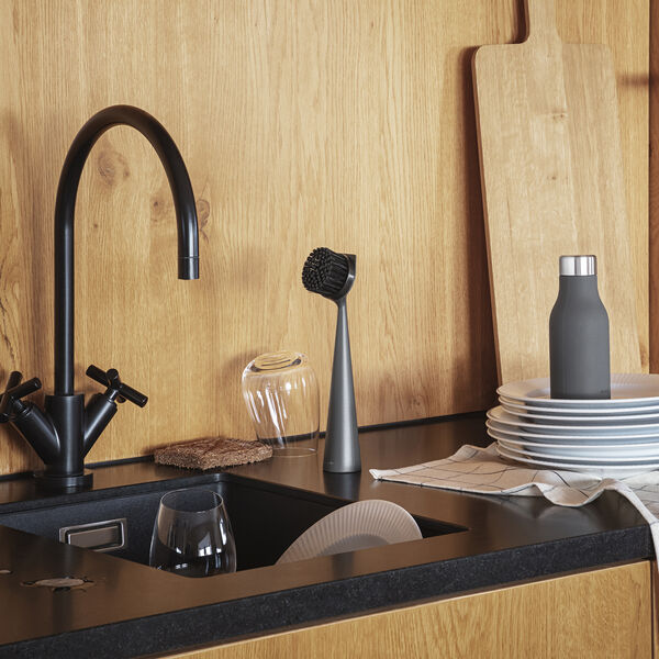 Opvaskeb&oslash;rste nylonh&aring;r, elephant grey, Eva Solo