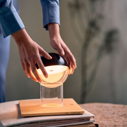 Pila Portable Table Lamp, black, FRANDSEN