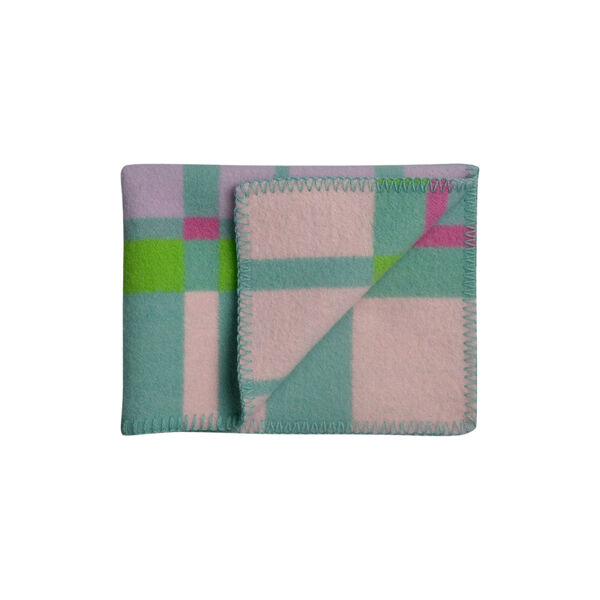CITY Baby Size Throw, mint, R&oslash;ros Tweed