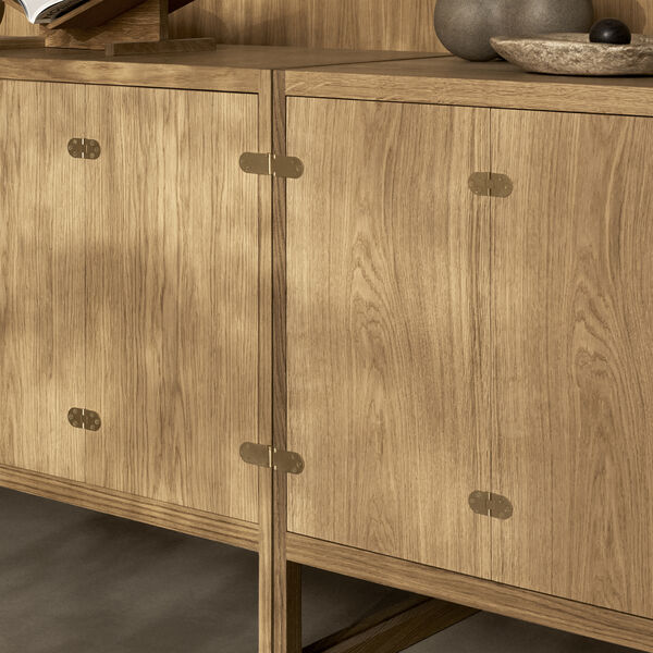 BM0057 sk&aelig;nk, olieret eg, Carl Hansen & S&oslash;n