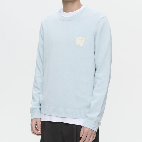 WWTay Pullover, blue surf, Wood Wood