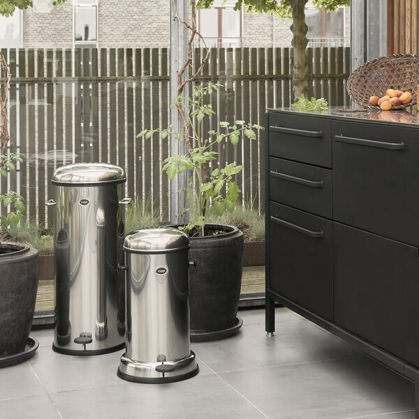 VIPP17 pedalspand, rustfrit st&aring;l, Vipp