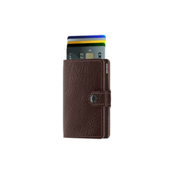 Miniwallet, vegetable tanned espresso/brown, Secrid