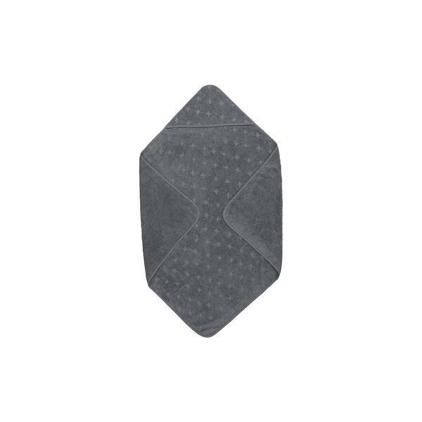 Badeslag med h&aelig;tte, stormy blue, M&uuml;sli by Green Cotton