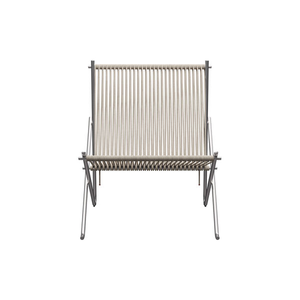 PK4&trade; stol, matpoleret rustfrit st&aring;l/natur, Fritz Hansen