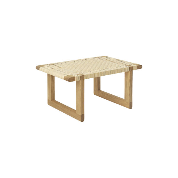 BM0488S Table Bench bord, olieret eg/rattan, Carl Hansen & S&oslash;n