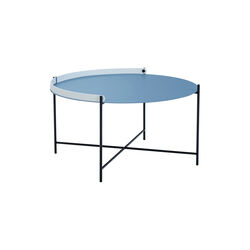 EDGE bakkebord, pigeon blue/white, HOUE