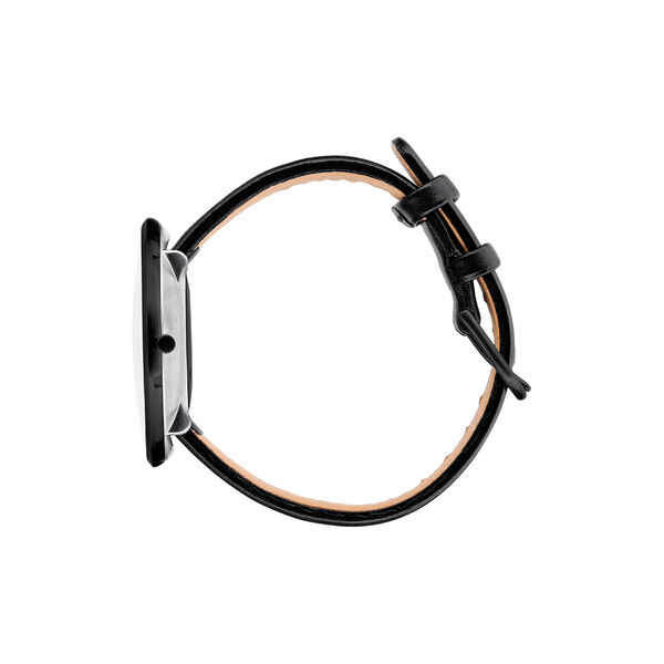 City Hall armb&aring;ndsur, black/black/black, Arne Jacobsen Watches