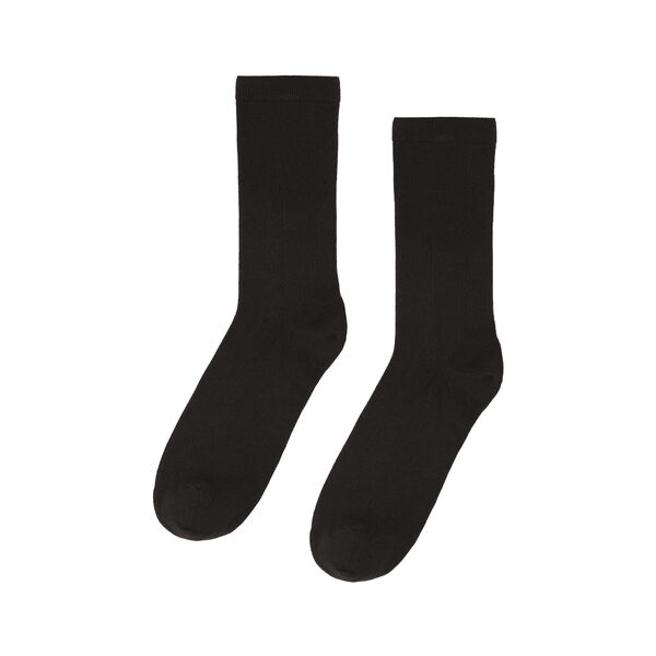 Women Classic Organic Sock, deep black, Colorful Standard