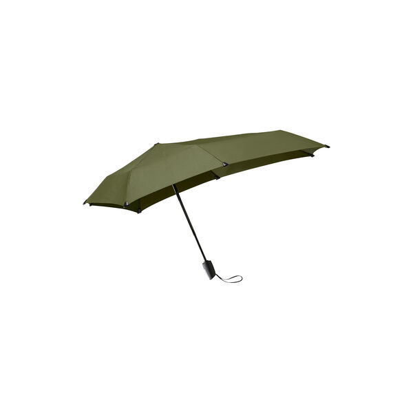 Mini automatic foldable storm umbrella, cedar green, Senz