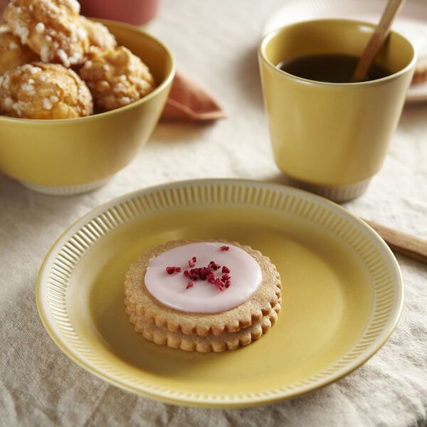 Colorit tallerken &Oslash; 19 cm, yellow, Knabstrup Keramik