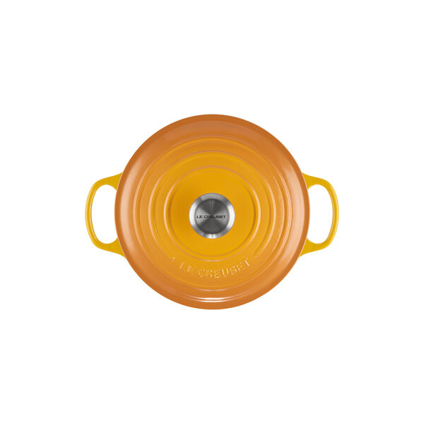Signature rund gryde &Oslash; 24 cm, nectar, Le Creuset