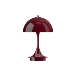 Panthella 160 Portable bordlampe, opaque burgundy, Louis Poulsen
