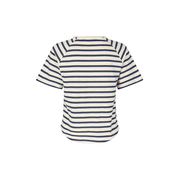 LizLL Tee SS, stripe, Lollys Laundry