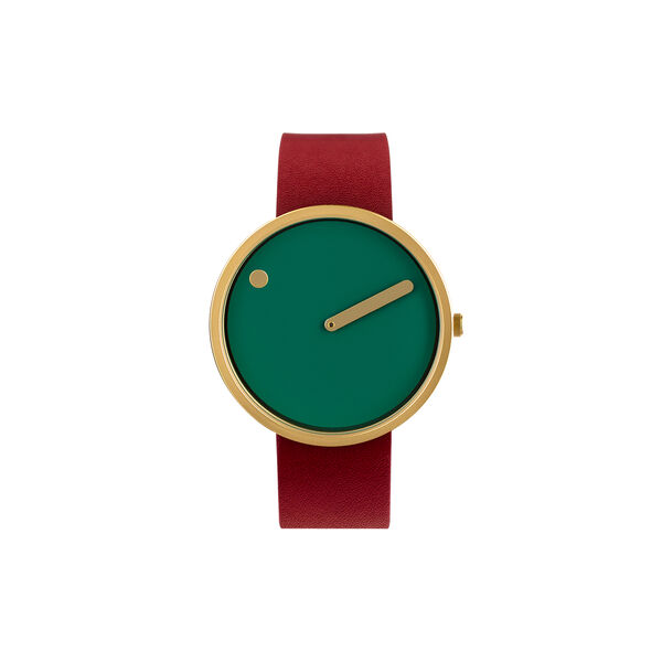 PICTO armb&aring;ndsur, dusty green/matt gold/ruby red, Picto