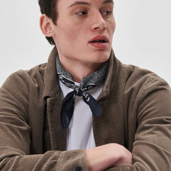 MAbandana Scarf, dark navy, Matinique