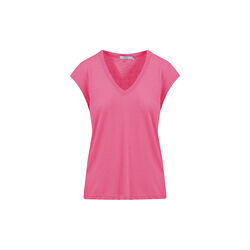 CC Heart Basic V-neck T-shirt, clear pink, Coster Copenhagen