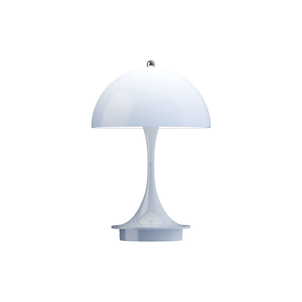 Panthella 160 Portable bordlampe, opal pale blue, Louis Poulsen
