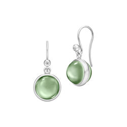 Prime &Oslash;reringe, silver/green amethyst, Julie Sandlau