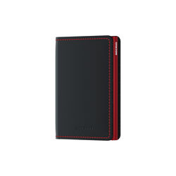 Slimwallet, matte black/red, Secrid