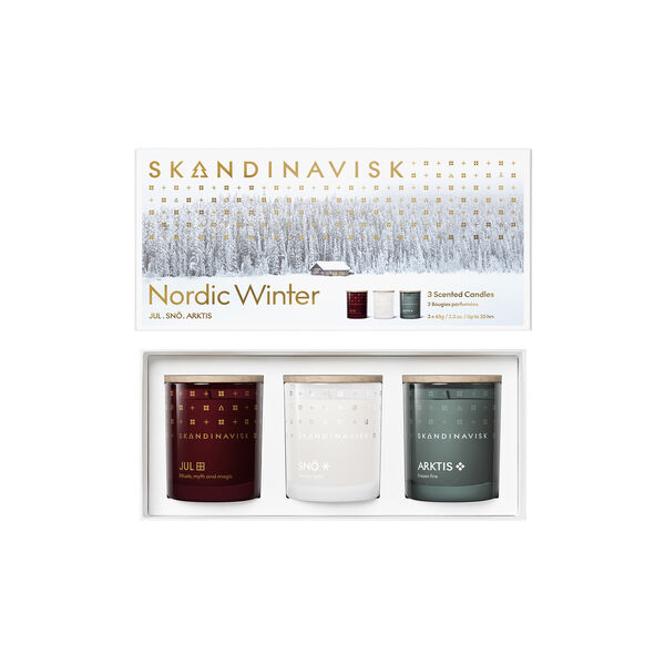Nordic Winter Scented Candle Giftset, Skandinavisk
