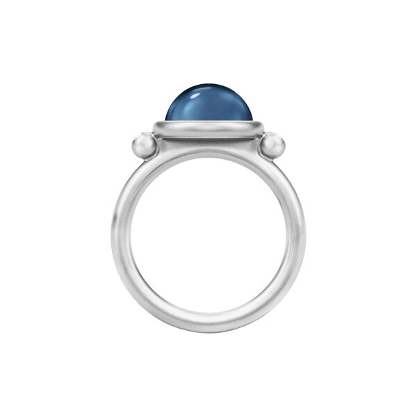 Prime Ring, silver/sapphire blue, Julie Sandlau