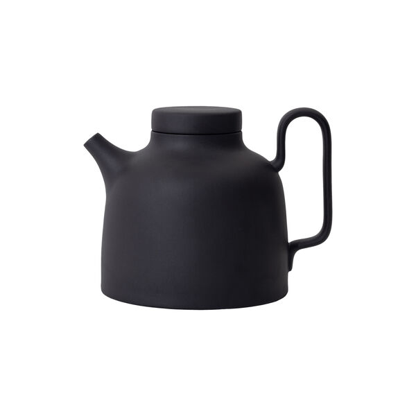 Sand Secrets Tea Pot, black clay, Design House Stockholm