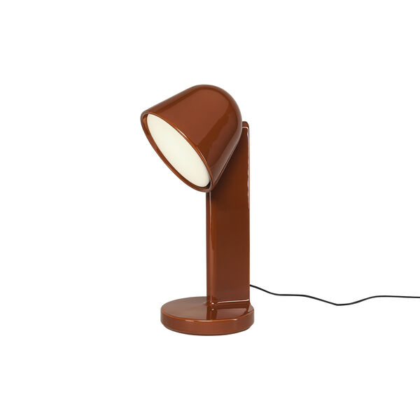 C&eacute;ramique Down bordlampe, rust red, Flos
