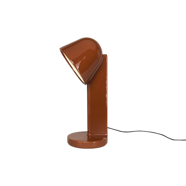 C&eacute;ramique Down bordlampe, rust red, Flos